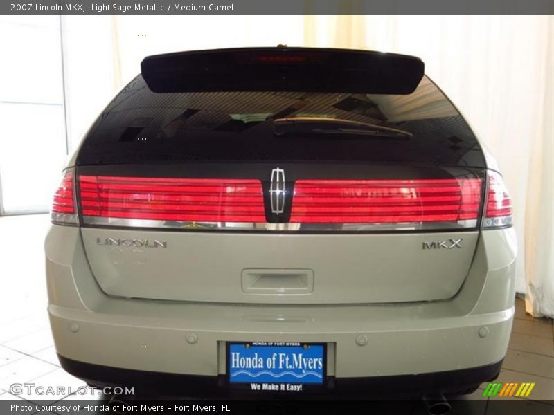 Light Sage Metallic / Medium Camel 2007 Lincoln MKX