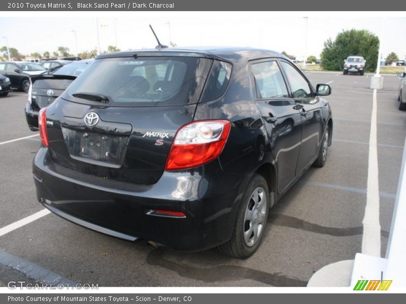 Black Sand Pearl / Dark Charcoal 2010 Toyota Matrix S