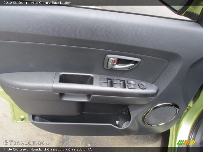 Alien Green / Black Leather 2010 Kia Soul +