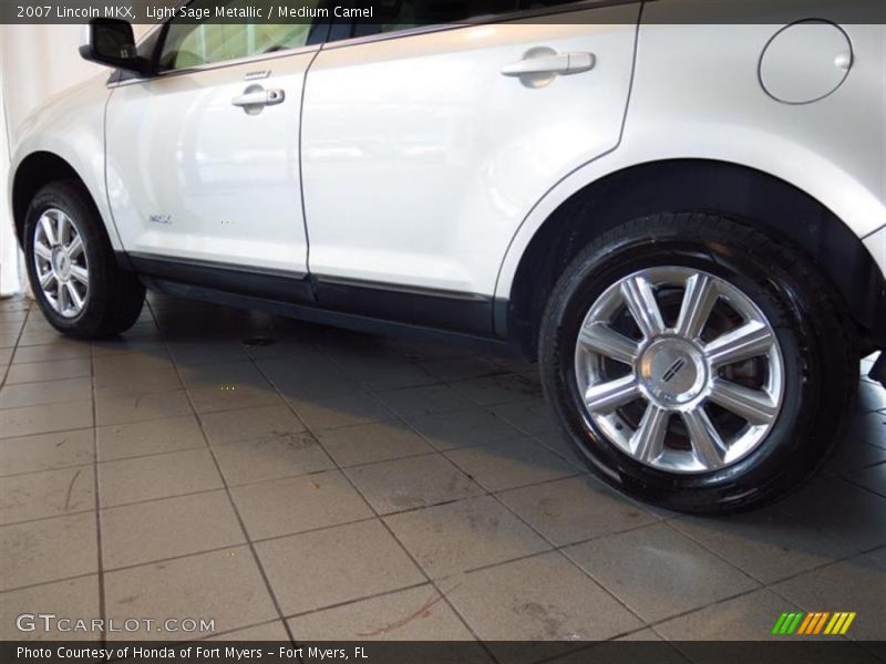 Light Sage Metallic / Medium Camel 2007 Lincoln MKX
