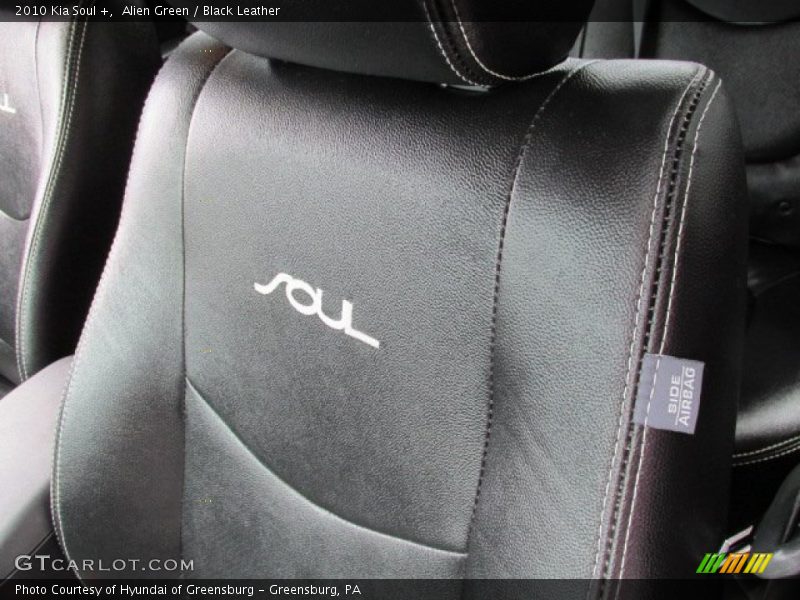 Alien Green / Black Leather 2010 Kia Soul +