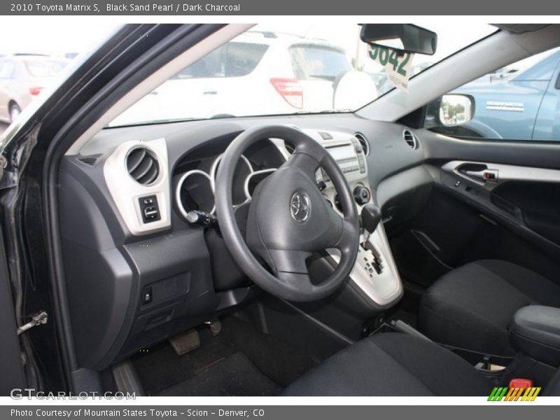 Black Sand Pearl / Dark Charcoal 2010 Toyota Matrix S