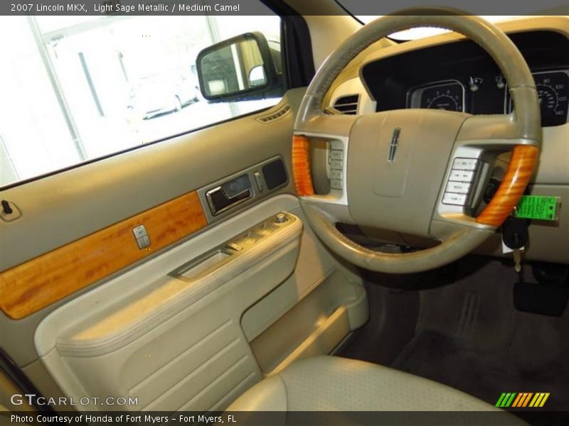 Light Sage Metallic / Medium Camel 2007 Lincoln MKX