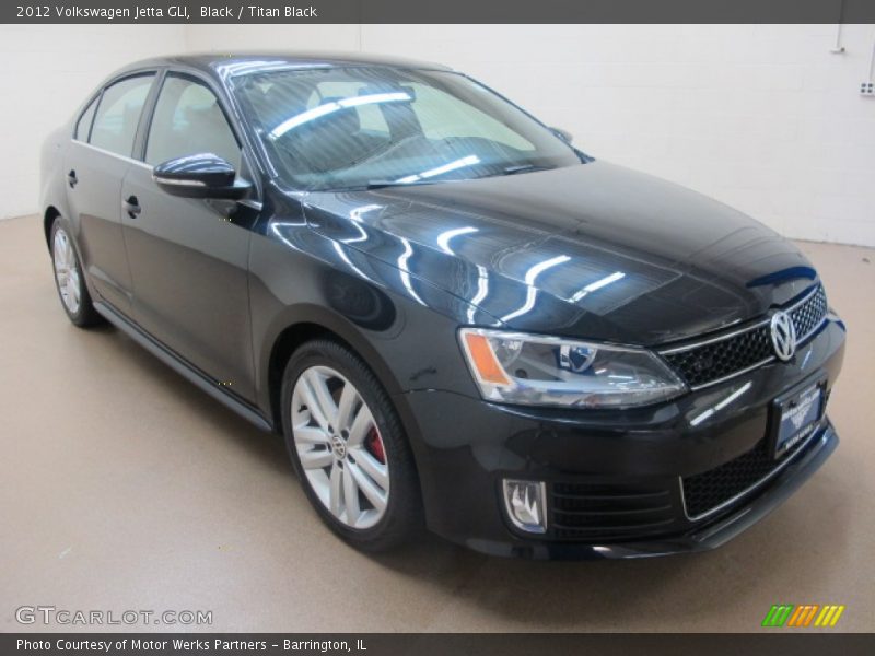 Black / Titan Black 2012 Volkswagen Jetta GLI