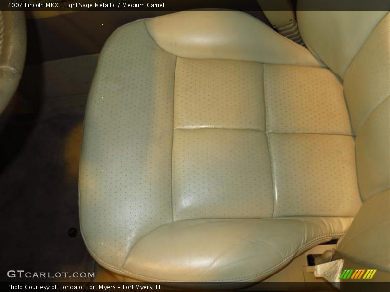 Light Sage Metallic / Medium Camel 2007 Lincoln MKX