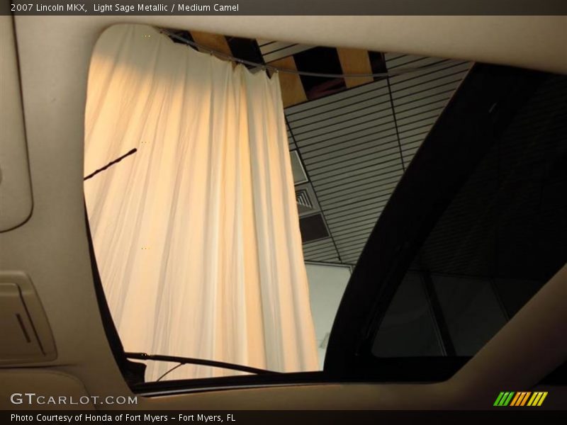 Light Sage Metallic / Medium Camel 2007 Lincoln MKX
