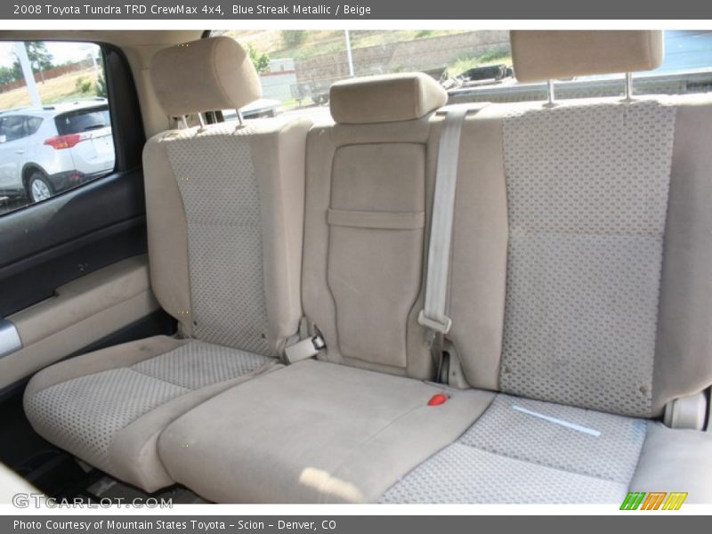 Blue Streak Metallic / Beige 2008 Toyota Tundra TRD CrewMax 4x4