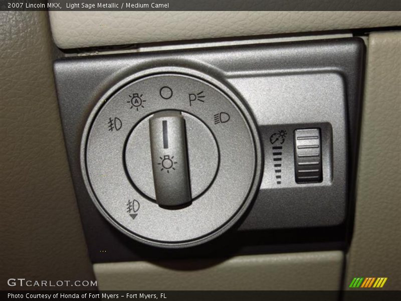 Light Sage Metallic / Medium Camel 2007 Lincoln MKX