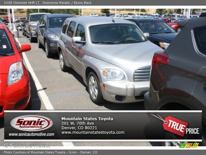 Silverstone Metallic / Ebony Black 2008 Chevrolet HHR LT