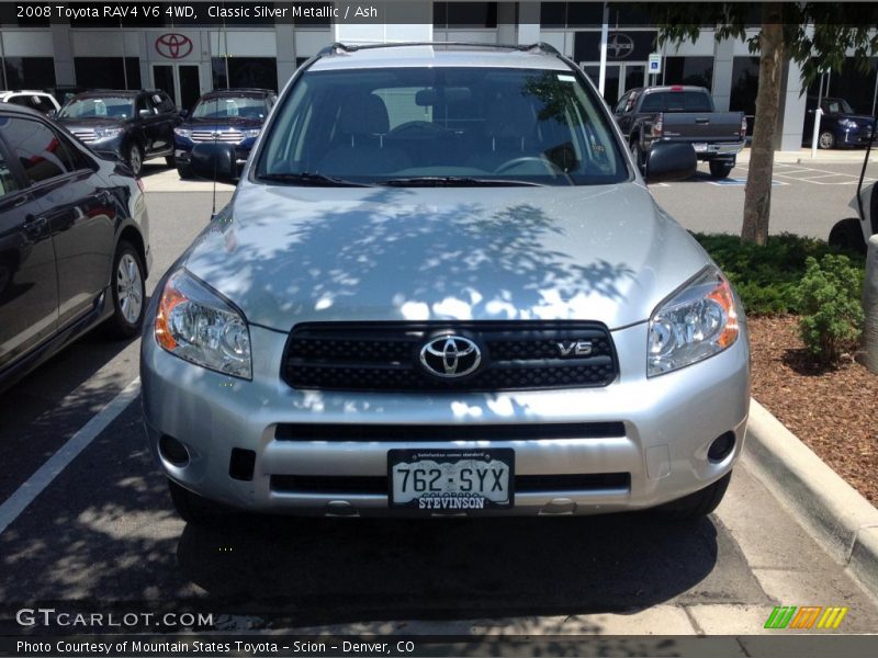 Classic Silver Metallic / Ash 2008 Toyota RAV4 V6 4WD