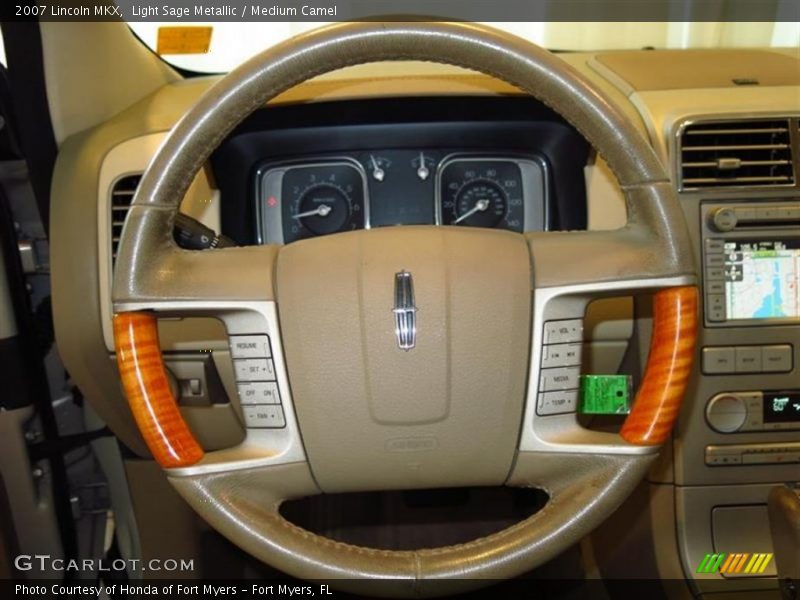 Light Sage Metallic / Medium Camel 2007 Lincoln MKX