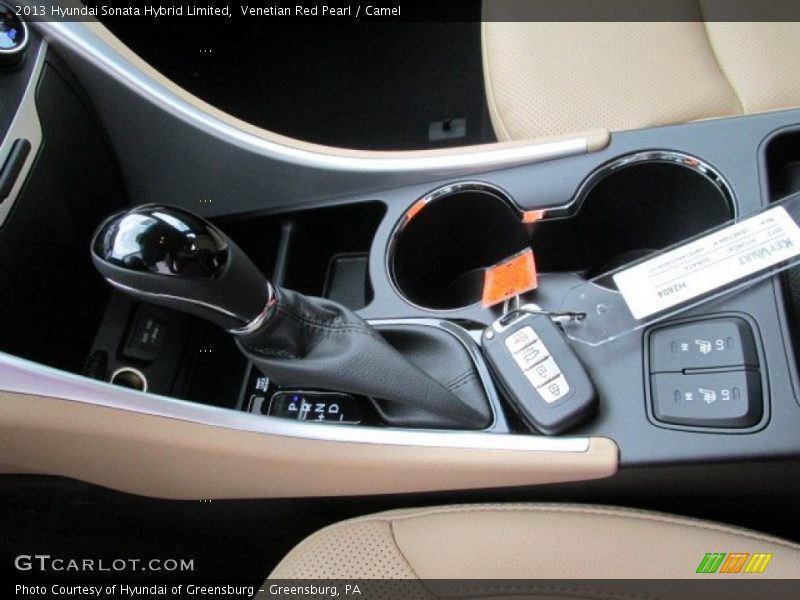 Venetian Red Pearl / Camel 2013 Hyundai Sonata Hybrid Limited