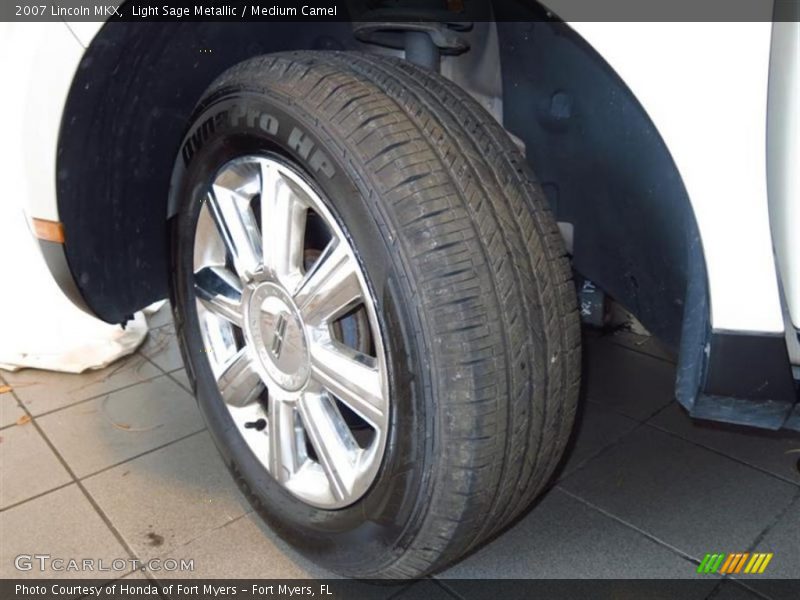 Light Sage Metallic / Medium Camel 2007 Lincoln MKX