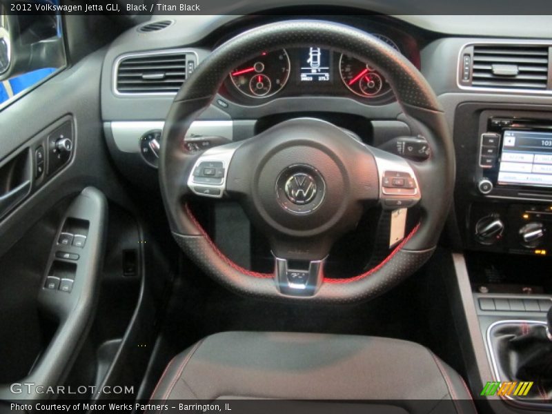 Black / Titan Black 2012 Volkswagen Jetta GLI