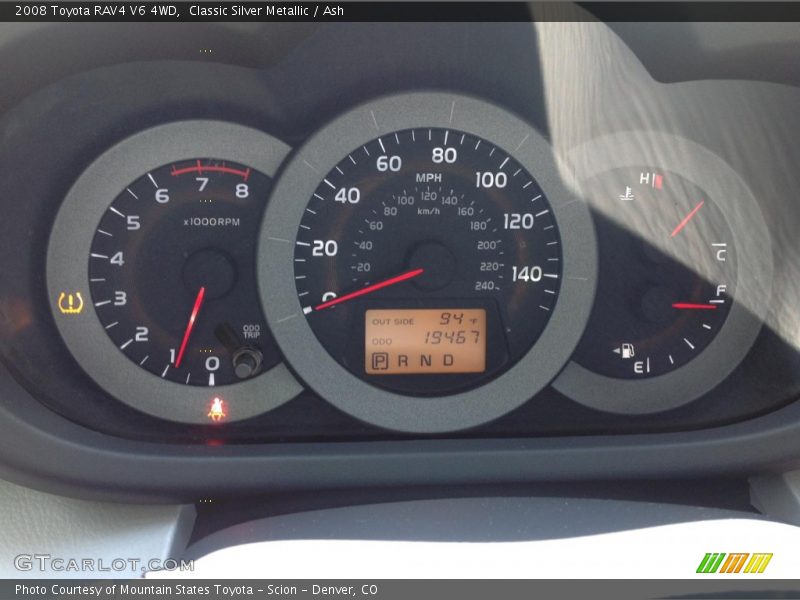 Classic Silver Metallic / Ash 2008 Toyota RAV4 V6 4WD