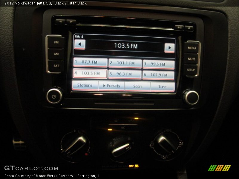 Black / Titan Black 2012 Volkswagen Jetta GLI