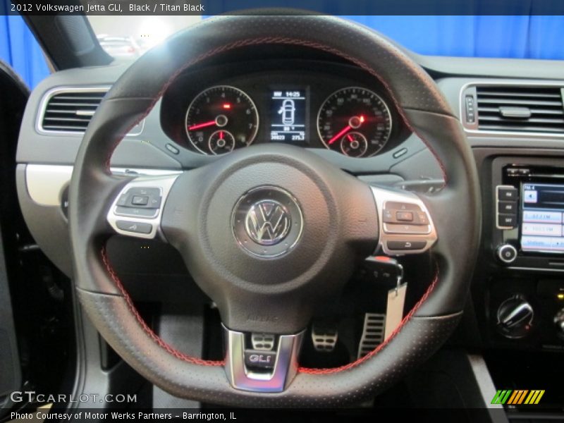 Black / Titan Black 2012 Volkswagen Jetta GLI