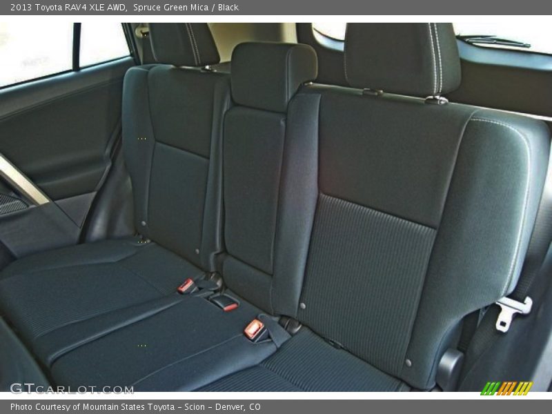 Spruce Green Mica / Black 2013 Toyota RAV4 XLE AWD