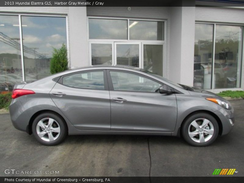 Harbor Gray Metallic / Gray 2013 Hyundai Elantra GLS