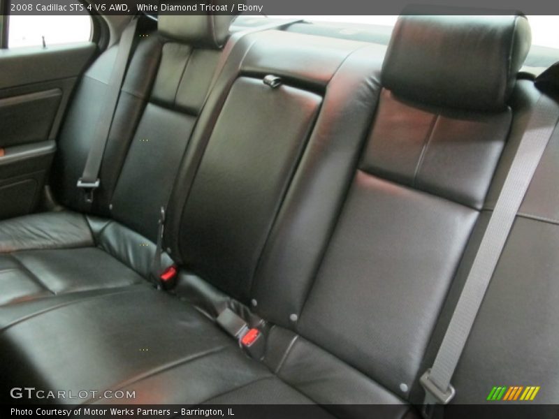 White Diamond Tricoat / Ebony 2008 Cadillac STS 4 V6 AWD