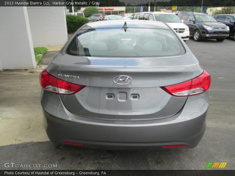 Harbor Gray Metallic / Gray 2013 Hyundai Elantra GLS