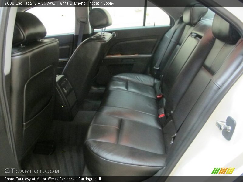 White Diamond Tricoat / Ebony 2008 Cadillac STS 4 V6 AWD