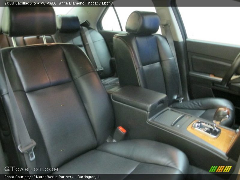 White Diamond Tricoat / Ebony 2008 Cadillac STS 4 V6 AWD