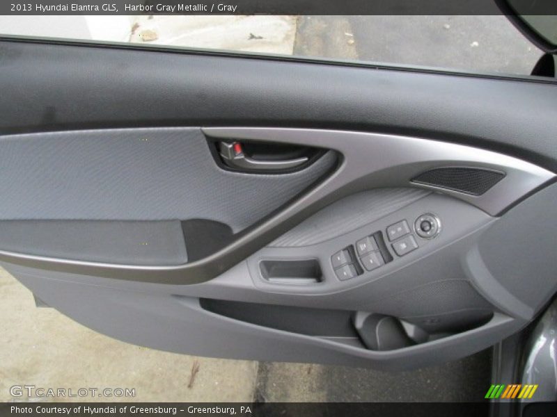 Harbor Gray Metallic / Gray 2013 Hyundai Elantra GLS