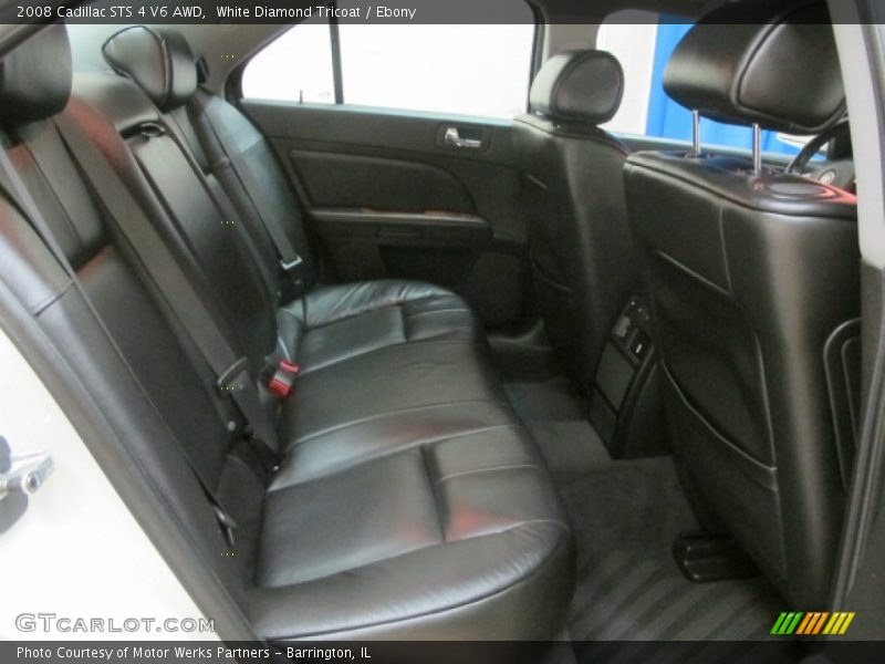 White Diamond Tricoat / Ebony 2008 Cadillac STS 4 V6 AWD