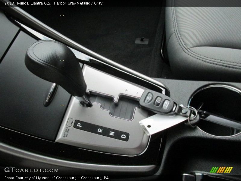 Harbor Gray Metallic / Gray 2013 Hyundai Elantra GLS
