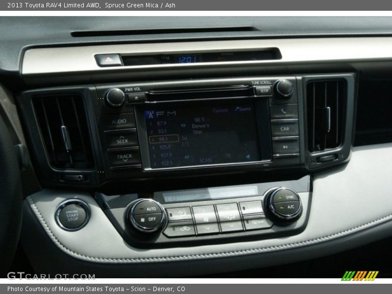 Spruce Green Mica / Ash 2013 Toyota RAV4 Limited AWD