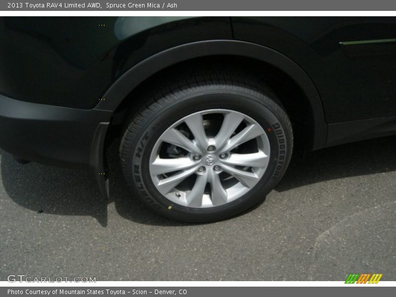 Spruce Green Mica / Ash 2013 Toyota RAV4 Limited AWD