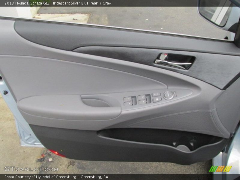 Iridescent Silver Blue Pearl / Gray 2013 Hyundai Sonata GLS