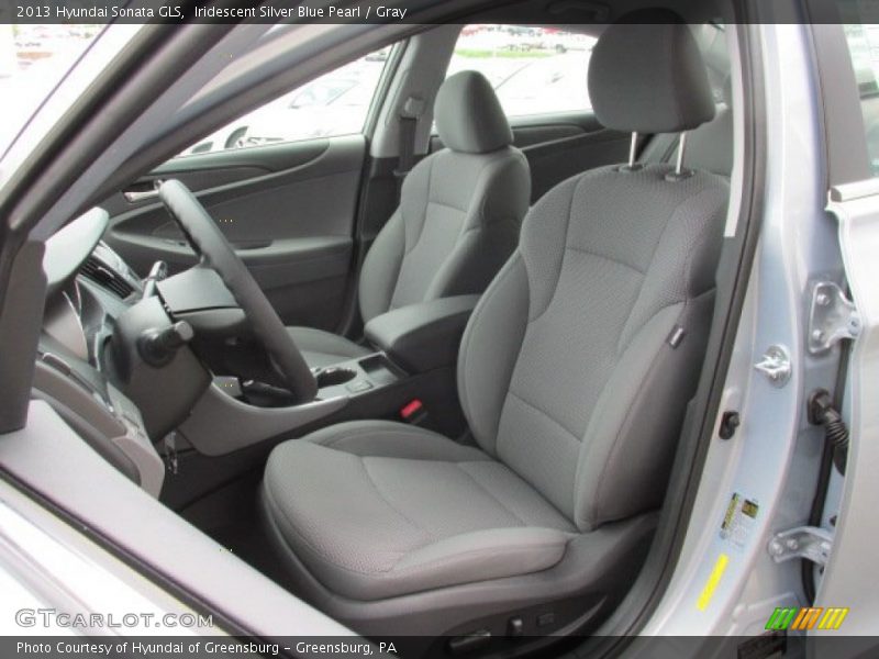 Iridescent Silver Blue Pearl / Gray 2013 Hyundai Sonata GLS