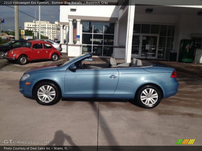 Eismeer Blue Metallic / Moonrock Gray 2010 Volkswagen Eos Komfort