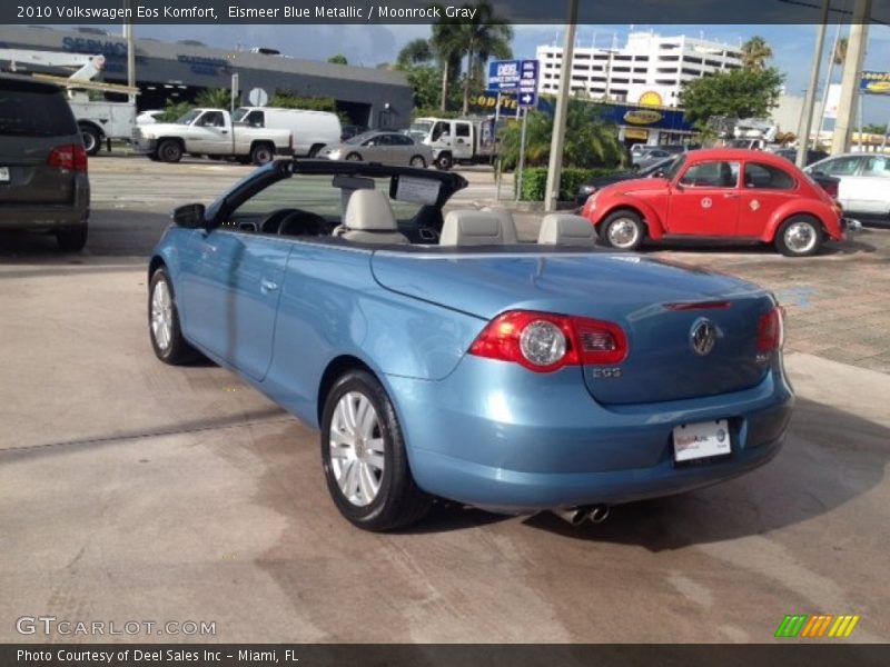 Eismeer Blue Metallic / Moonrock Gray 2010 Volkswagen Eos Komfort