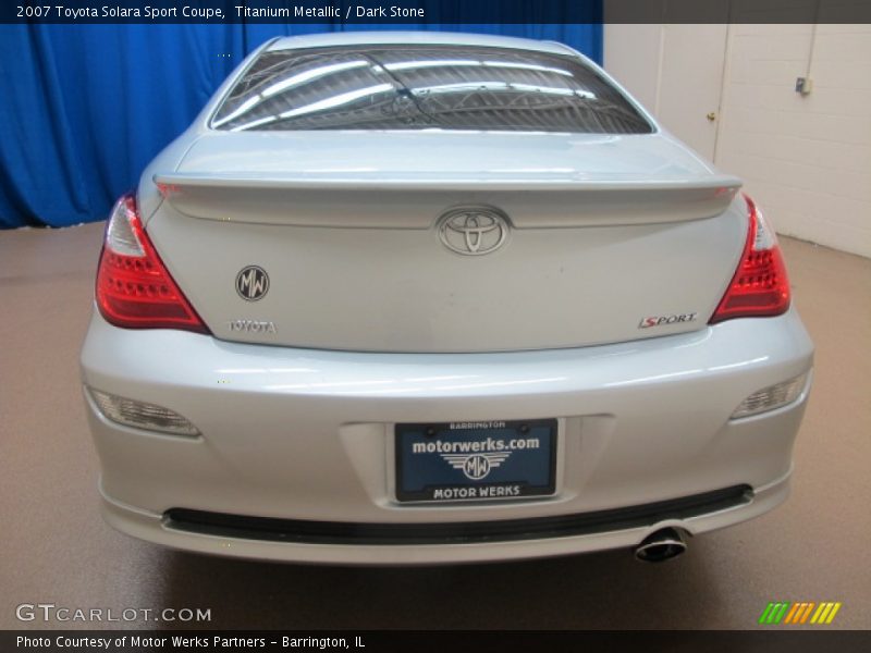 Titanium Metallic / Dark Stone 2007 Toyota Solara Sport Coupe