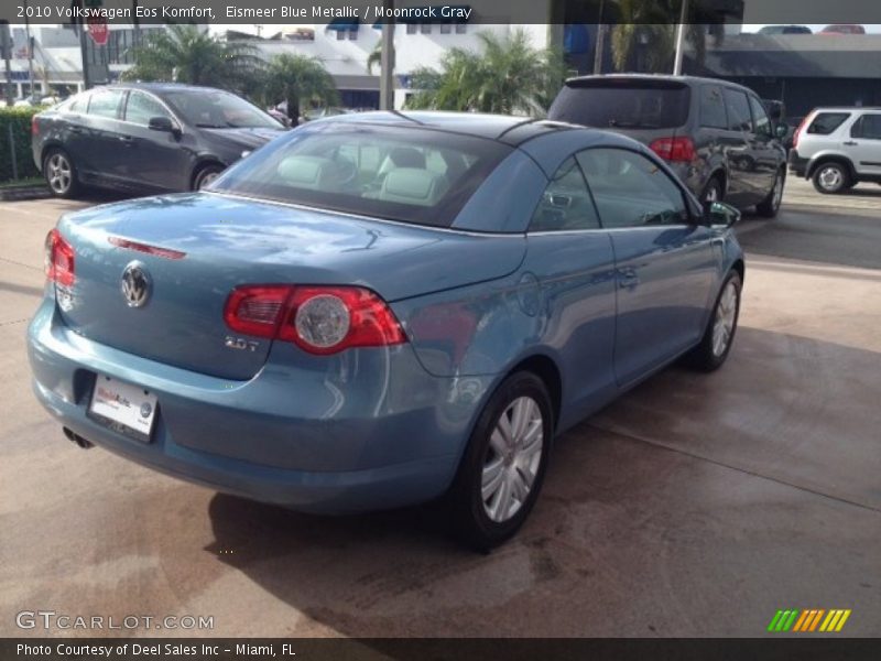 Eismeer Blue Metallic / Moonrock Gray 2010 Volkswagen Eos Komfort