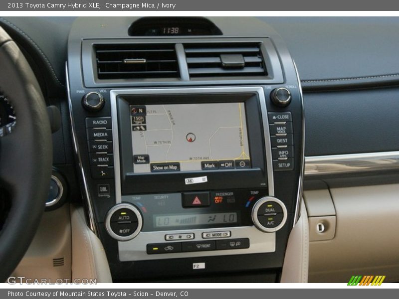 Champagne Mica / Ivory 2013 Toyota Camry Hybrid XLE