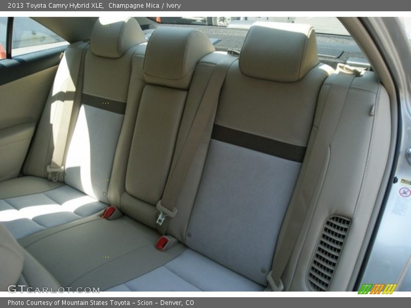 Champagne Mica / Ivory 2013 Toyota Camry Hybrid XLE