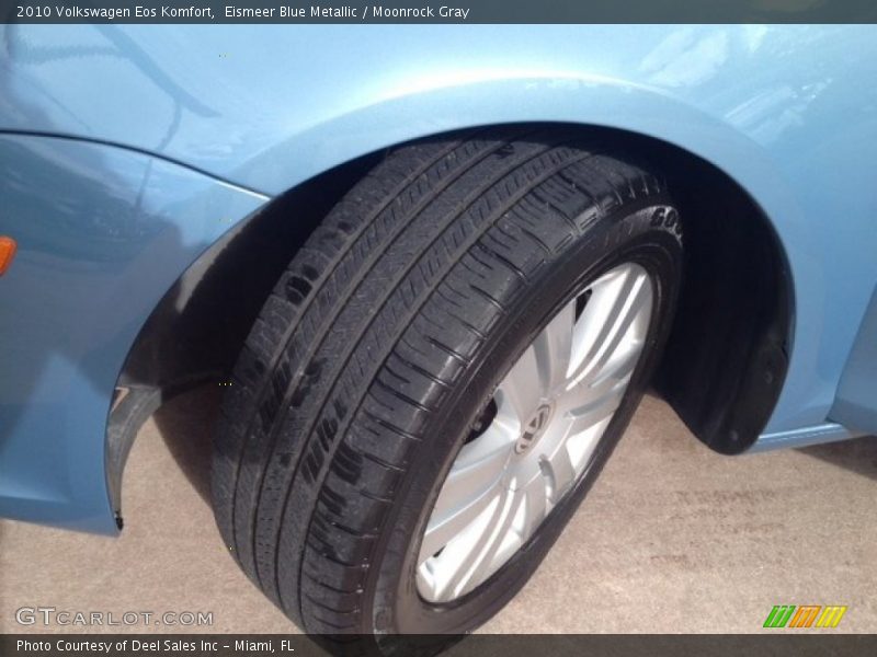 Eismeer Blue Metallic / Moonrock Gray 2010 Volkswagen Eos Komfort