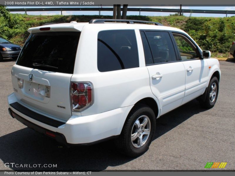 Taffeta White / Saddle 2008 Honda Pilot EX-L 4WD