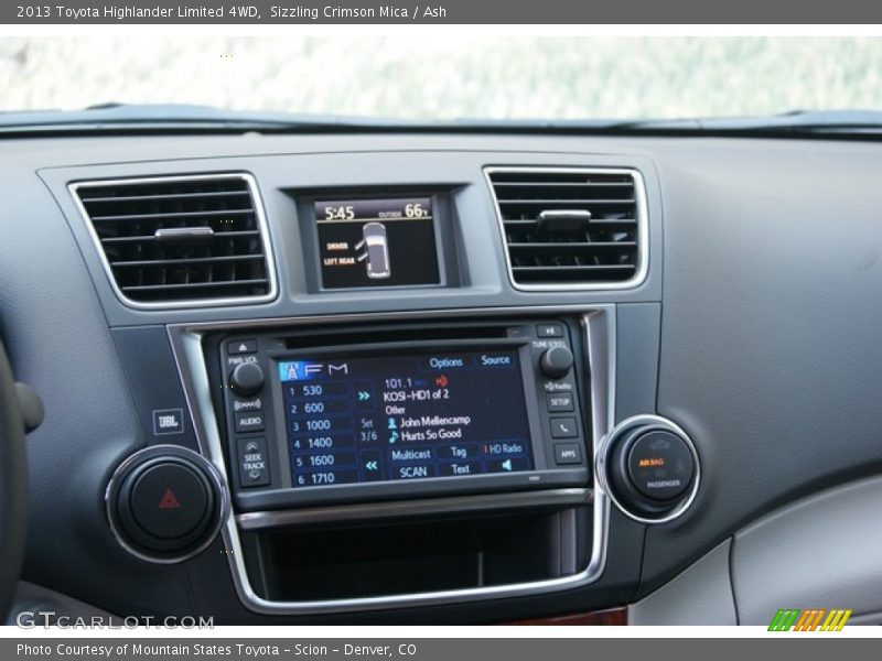 Sizzling Crimson Mica / Ash 2013 Toyota Highlander Limited 4WD