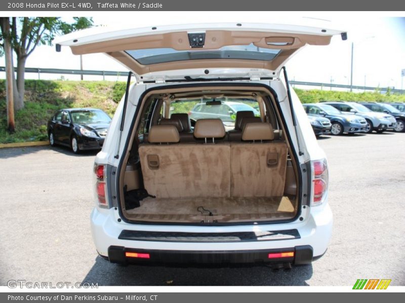 Taffeta White / Saddle 2008 Honda Pilot EX-L 4WD