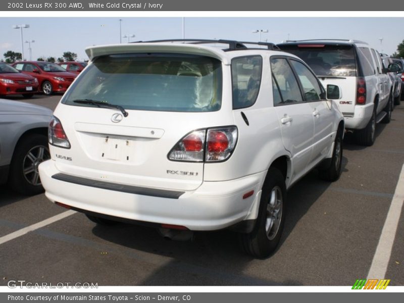 White Gold Crystal / Ivory 2002 Lexus RX 300 AWD