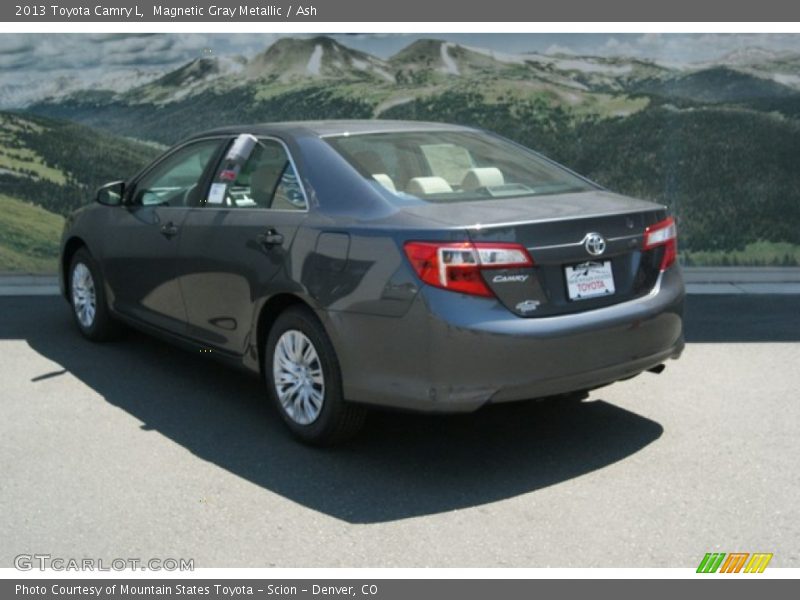 Magnetic Gray Metallic / Ash 2013 Toyota Camry L