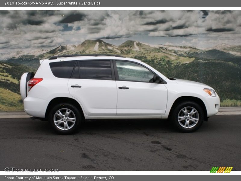 Super White / Sand Beige 2010 Toyota RAV4 V6 4WD