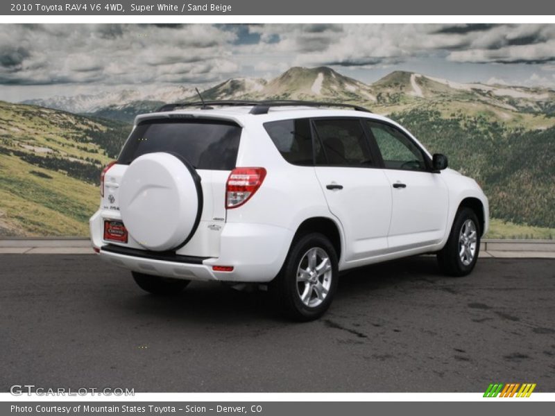 Super White / Sand Beige 2010 Toyota RAV4 V6 4WD
