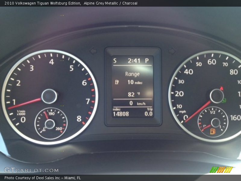 Alpine Grey Metallic / Charcoal 2010 Volkswagen Tiguan Wolfsburg Edition