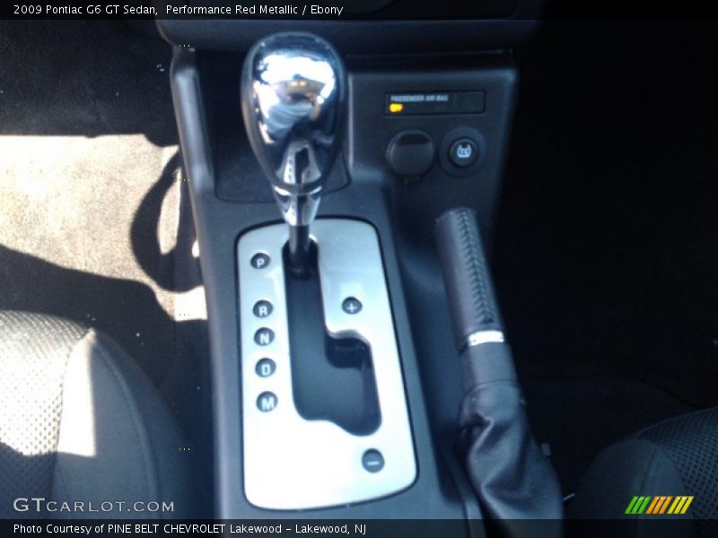 Performance Red Metallic / Ebony 2009 Pontiac G6 GT Sedan